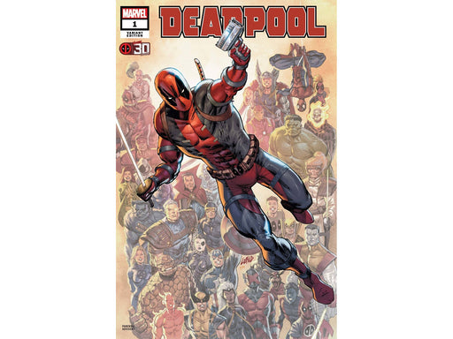 Comic Books Marvel Comics - Deadpool Nerdy 30 001 - Liefeld Deadpool 30th Variant Edition - Cardboard Memories Inc.