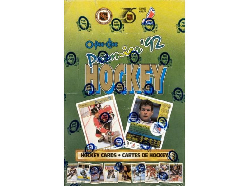 O-Pee-Chee OPC - 1992 - Hockey - Premier - Hobby Box — Cardboard Memories  Inc.