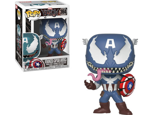 Action Figures and Toys POP! - Marvel - Venom - Venomized Captain America - Cardboard Memories Inc.