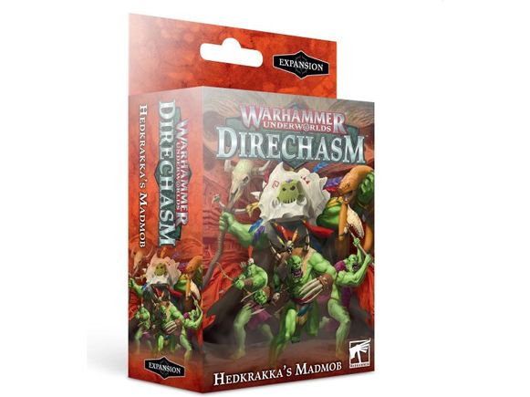 Collectible Miniature Games Games Workshop - Warhammer Underworlds - Direchasm - Hedkrakkas Madmob - 109-04 - Cardboard Memories Inc.