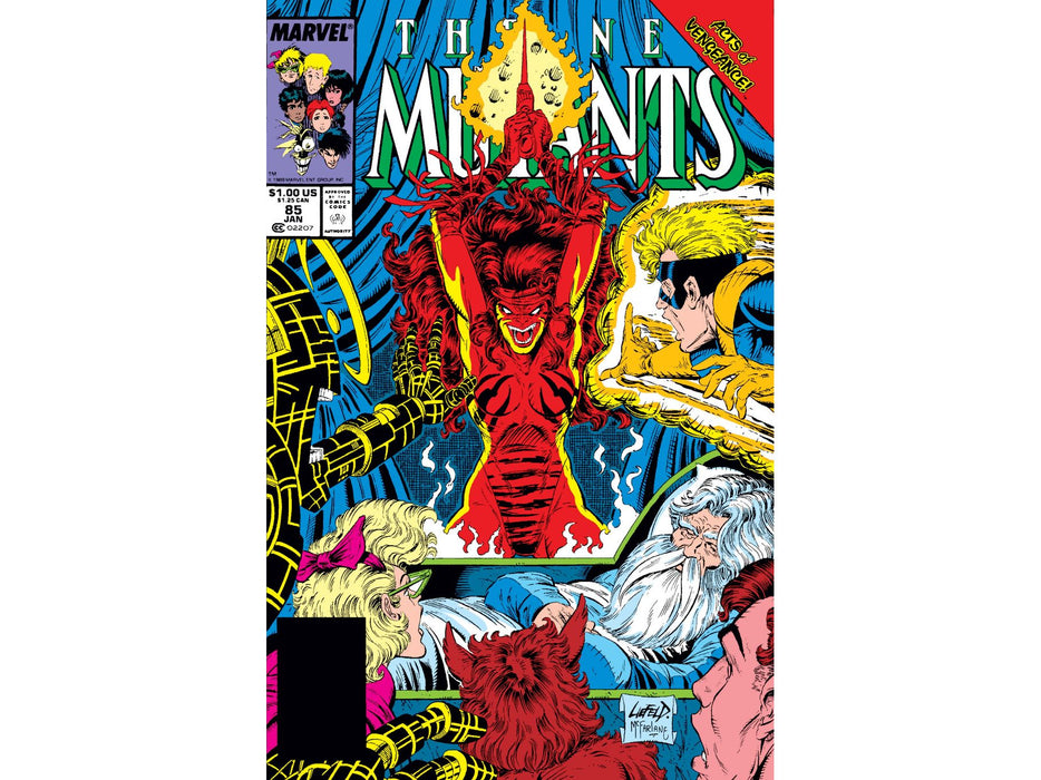 Comic Books Marvel Comics - New Mutants (1983 1st Series) 085 (Cond. FN-) - 0974 - Cardboard Memories Inc.