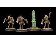 Collectible Miniature Games Privateer Press - Hordes - Circle Orboros - Sentry Stone & Mannikins Unit - PIP 72029 - Cardboard Memories Inc.