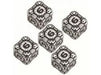 Dice Q-Workshop - Tech Dice D6 Set - Metal - Cardboard Memories Inc.