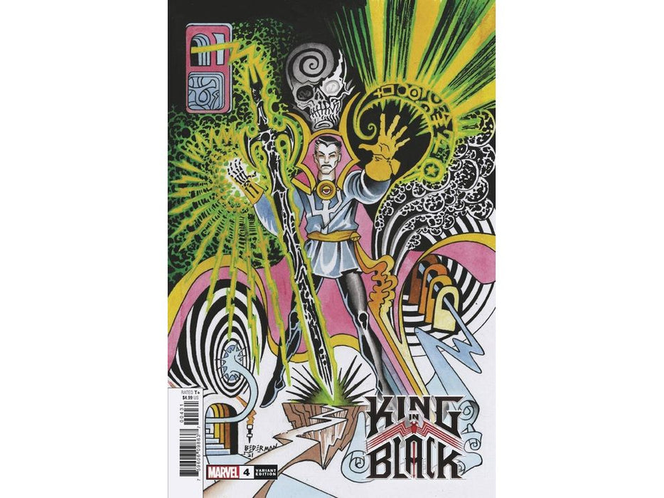 Comic Books Marvel Comics - King in Black 004 of 5 - Bederman Tattoo Variant Edition - 4789 - Cardboard Memories Inc.