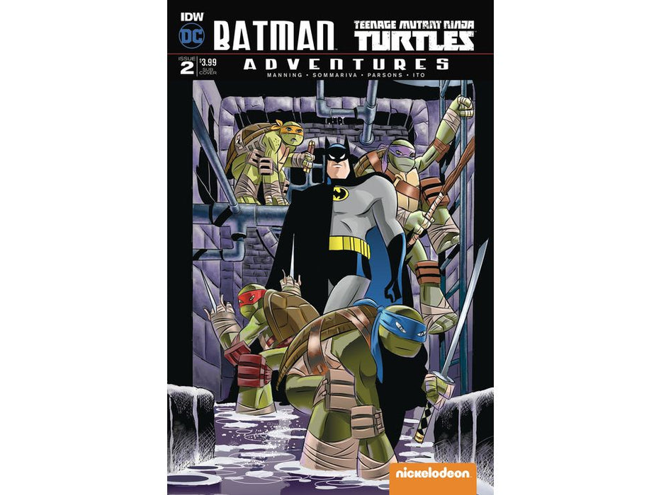 Comic Books IDW - Batman TMNT Adventures (2016) 002 - Subscription Cover A Variant Edition (Cond. FN-) - 1068 - Cardboard Memories Inc.