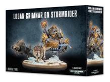 Collectible Miniature Games Games Workshop - Warhammer 40K - Logan Grimnar on Stormrider - 53-13 - Cardboard Memories Inc.