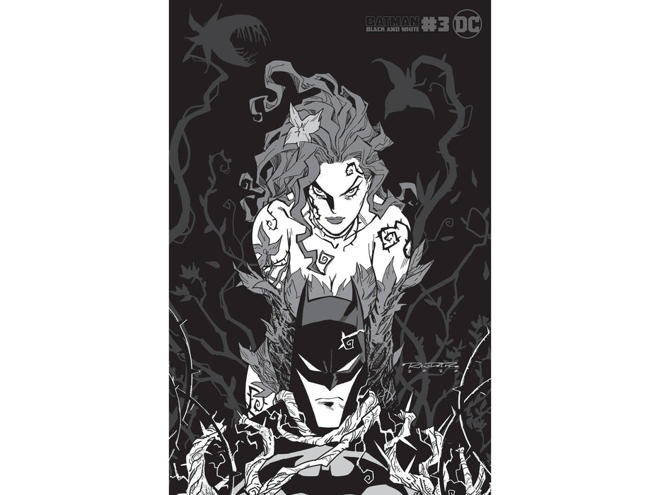 Comic Books DC Comics - Batman Black and White 003 - Poison Ivy Khardo Rando Variant Edition (Cond. VF-) - 5200 - Cardboard Memories Inc.