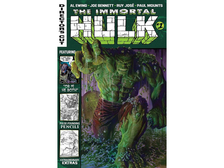 Comic Books Marvel Comics - Immortal Hulk Directors Cut 001 (Cond. VF-) 4476 - Cardboard Memories Inc.