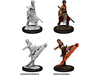 Role Playing Games Wizkids - Dungeons and Dragons - Unpainted Miniatures - Nolzurs Marvelous Miniatures - Male Half-Elf Monk - 73838 - Cardboard Memories Inc.