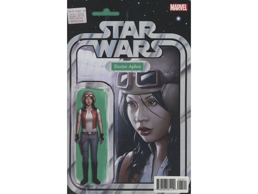 Comic Books Marvel Comics - Star Wars Darth Vader 025 - Action Figure Variant (Cond VF) - 1003 - Cardboard Memories Inc.