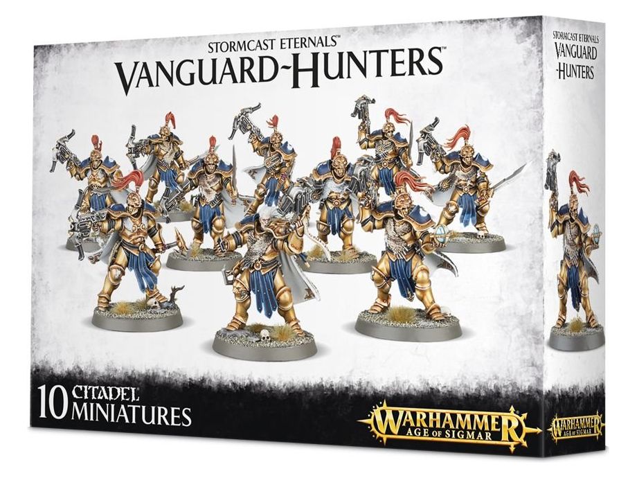 Collectible Miniature Games Games Workshop - Warhammer: Age of Sigmar - Stormcast Eternals - Vanguard Hunters - 96-28 - Cardboard Memories Inc.