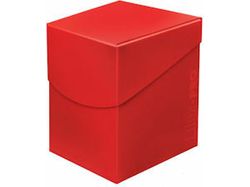 Supplies Ultra Pro - Eclipse 100+ Deck Box - Apple Red - Cardboard Memories Inc.