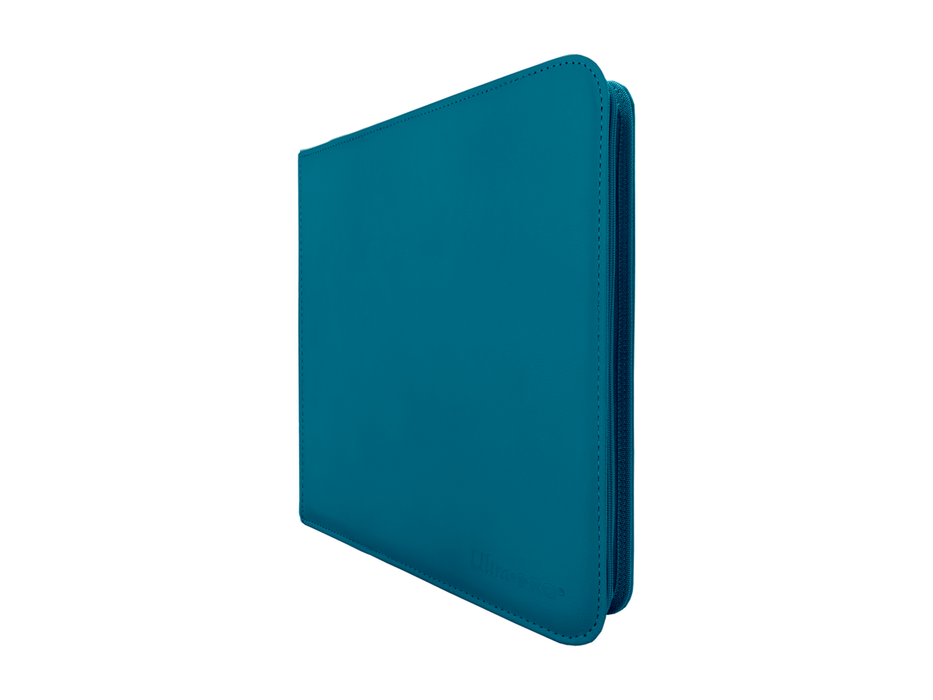 Supplies Ultra Pro - 12 Pocket Pro Zipper Binder - Teal - Cardboard Memories Inc.