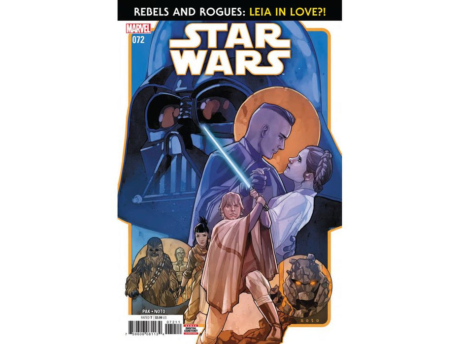 Comic Books Marvel Comics - Star Wars (2015 Series) 072 - Variant A Edition (Cond. VF-) 0847 - Cardboard Memories Inc.