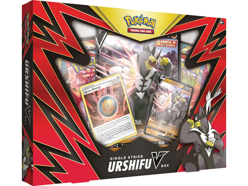 Trading Card Games Pokemon - Sword and Shield - Battle Styles - Single Strike Urshifu - V Box - Cardboard Memories Inc.