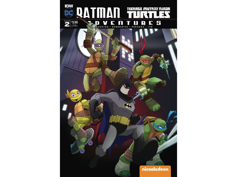 Comic Books IDW - Batman TMNT Adventures (2016) 002 - Subscription Cover B Variant Edition (Cond. FN) - 1069 - Cardboard Memories Inc.