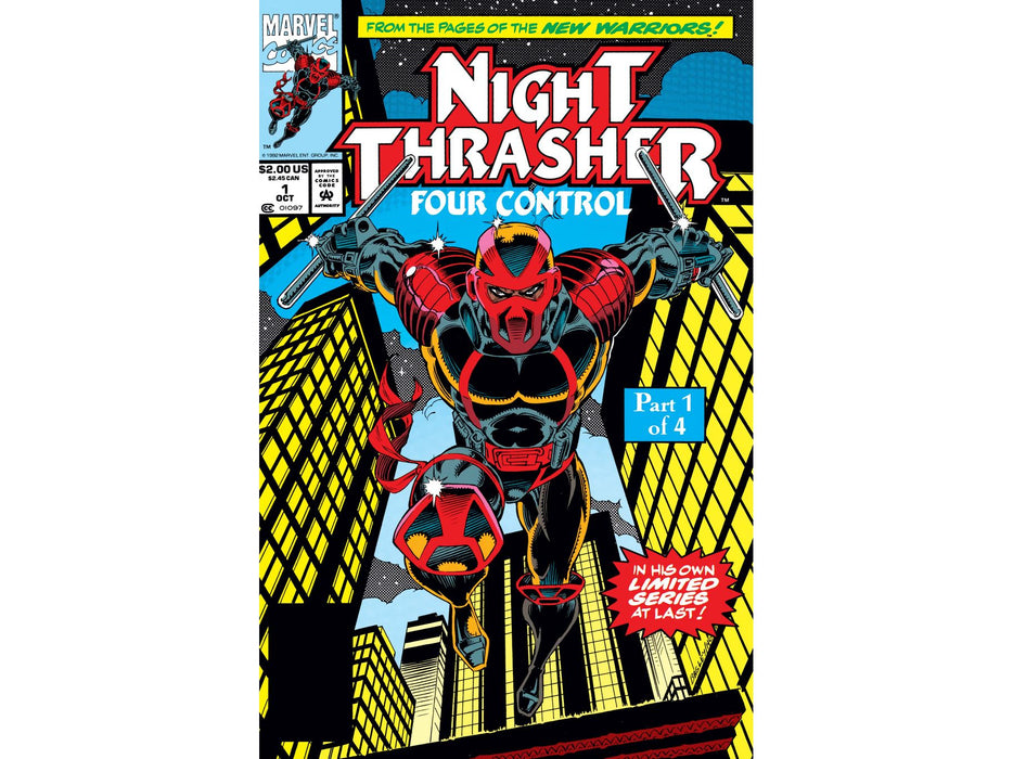 Comic Books Marvel Comics - Night Thrasher: Four Control 001 - 6667 - Cardboard Memories Inc.