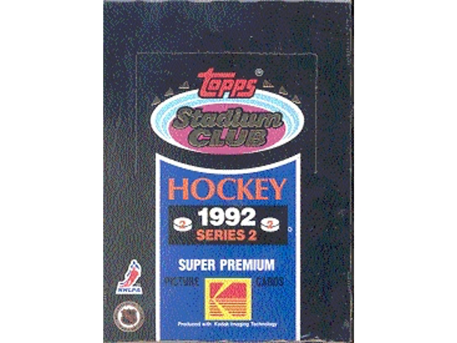 Sports Cards Topps - Stadium Club - 1992-93 - Hockey - Series 2 - Hobby Box - Cardboard Memories Inc.