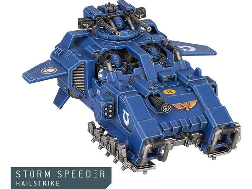 Collectible Miniature Games Games Workshop - Warhammer 40K - Space Marines - Storm Speeder - 48-45 - Cardboard Memories Inc.