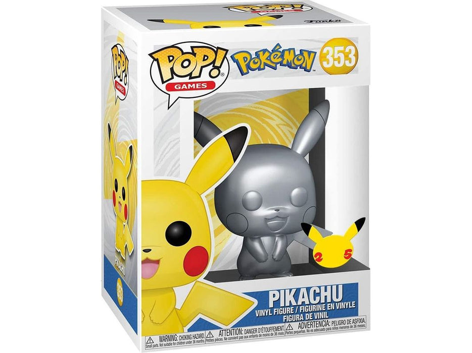 Action Figures and Toys POP! - Games - Pokemon - Pikachu (Metallic) - Cardboard Memories Inc.