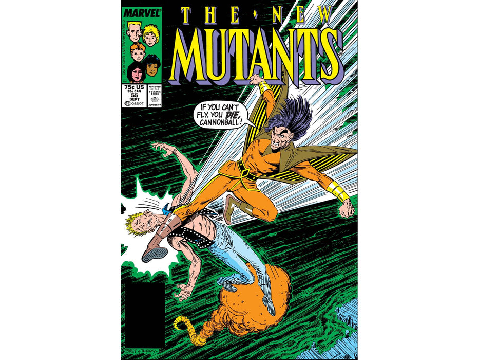 Comic Books Marvel Comics - New Mutants (1983 1st Series) 055 (Cond. VG-) - 0957 - Cardboard Memories Inc.