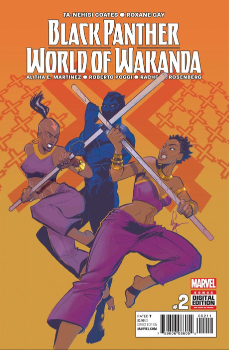 Comic Books Marvel Comics - Black Panther World of Wakanda (2016) 002 (Cond. FN-) - 1453 - Cardboard Memories Inc.