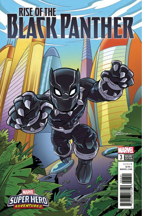 Comic Books Marvel Comics - Rise of the Black Panther (2018) 003 - Super Hero Adventures Variant Edition (Cond. FN+) - 1437 - Cardboard Memories Inc.