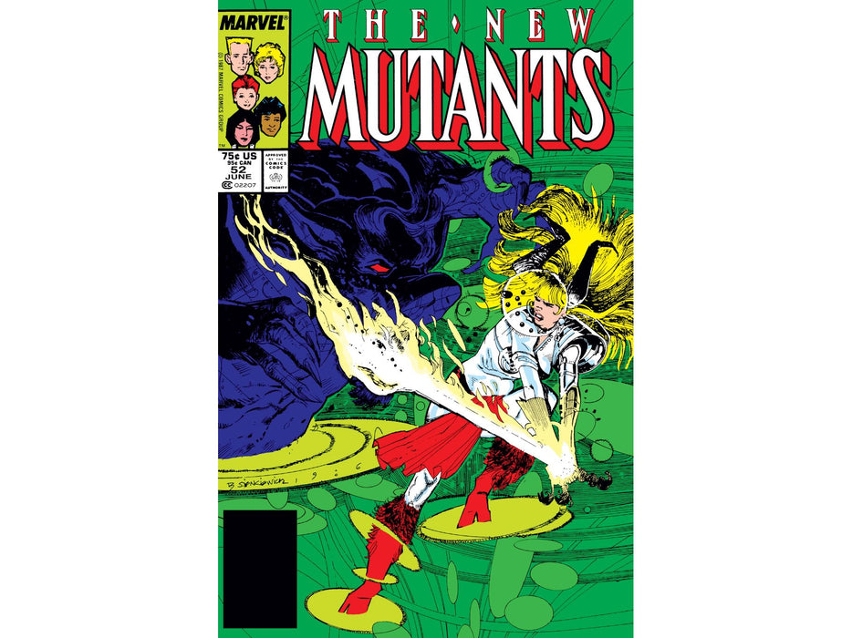 Comic Books Marvel Comics - New Mutants (1983 1st Series) 052 (Cond. VG-) - 0955 - Cardboard Memories Inc.