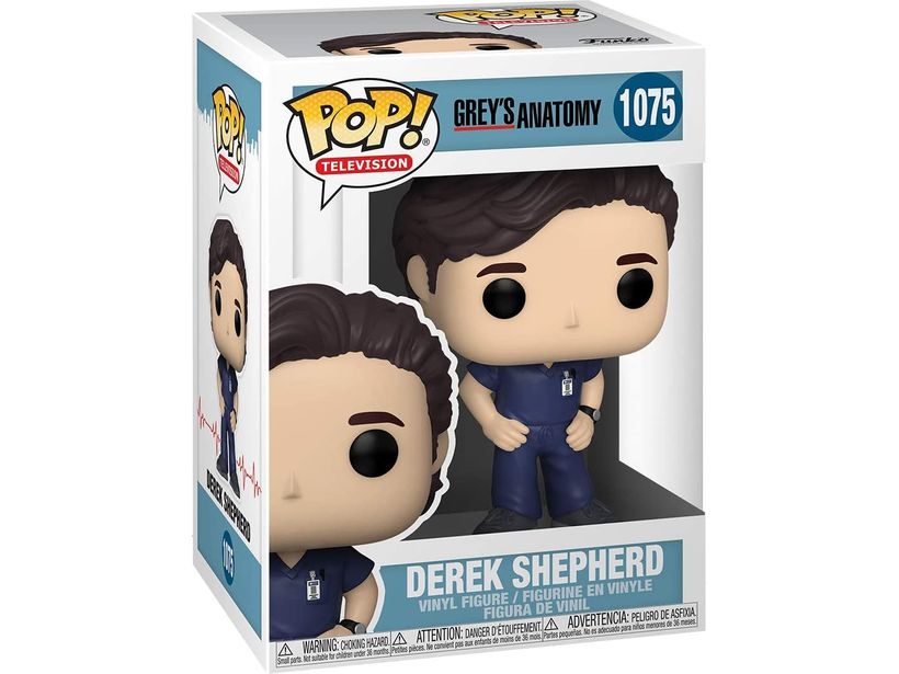 Action Figures and Toys POP! - Television - Greys Anatomy - Derek Shepherd - Cardboard Memories Inc.