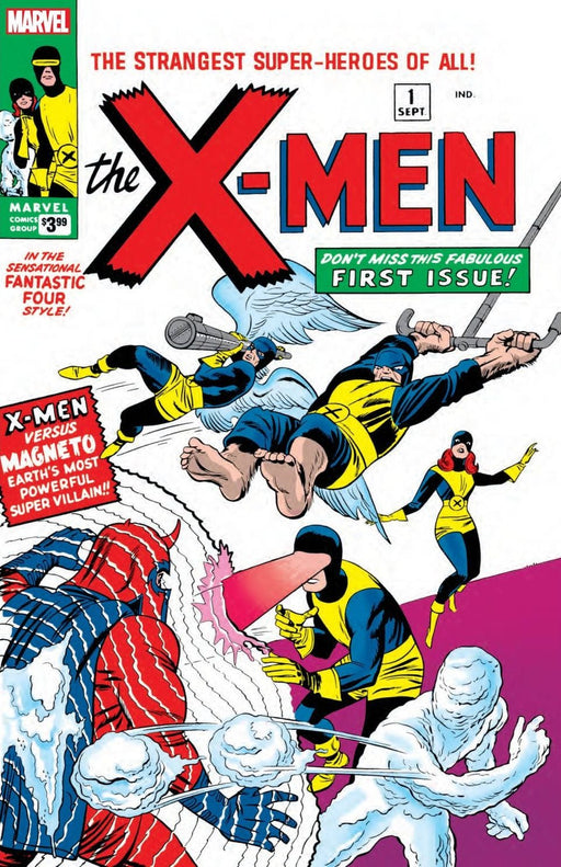 Comic Books Marvel Comics - X-Men (1963) 001 Facsimile Edition (2019) (Cond. FN) - 1254 - Cardboard Memories Inc.