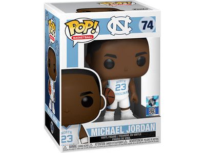 Action Figures and Toys POP! - Sports - NBA - Michael Jordan - University of North Carolina - White Jersey - Cardboard Memories Inc.