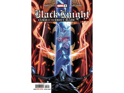 Comic Books Marvel Comics - Black Knight Curse Ebony Blade 003 of 5 (Cond. VF-) - 12265 - Cardboard Memories Inc.