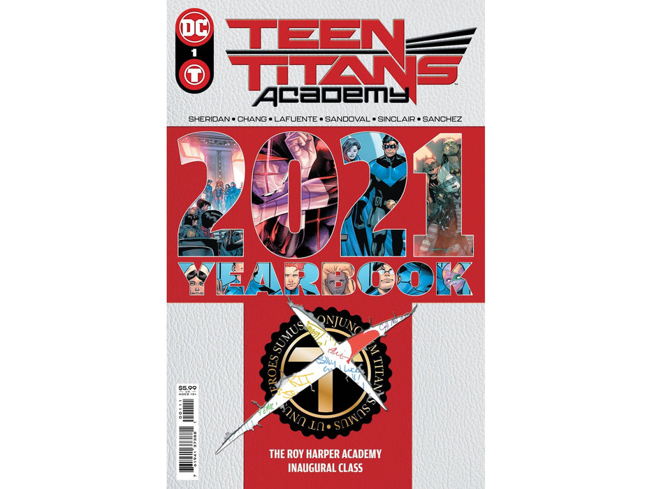 Comic Books DC Comics - Teen Titans Academy 2021 Yearbook 001 (Cond. VF-) - 11565 - Cardboard Memories Inc.