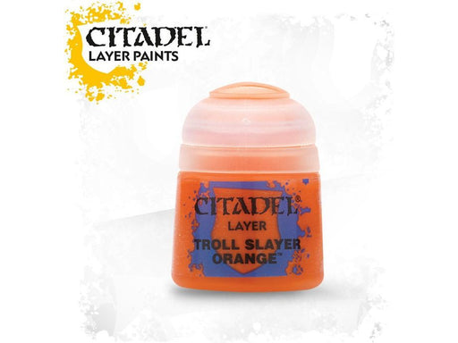 Paints and Paint Accessories Citadel Layer - Troll Slayer Orange 12ml - 22-03 - Cardboard Memories Inc.