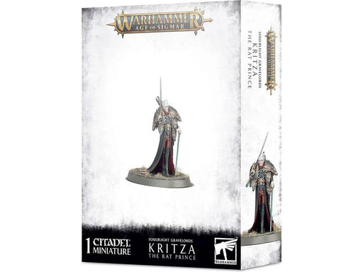 Collectible Miniature Games Games Workshop - Warhammer Age of Sigmar - Soulblight Gravelords - Kritza the Rat Prince - 91-54 - Cardboard Memories Inc.