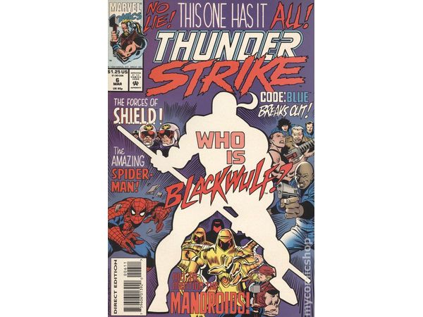 Comic Books Marvel Comics - Thunderstrike (1993-1995 1st Series) 006 (Cond. VF-) - 8202 - Cardboard Memories Inc.