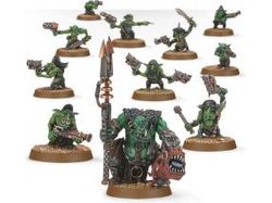 Collectible Miniature Games Games Workshop - Warhammer 40K - Orks - Runtherd And Gretchin - 50-16 - Cardboard Memories Inc.