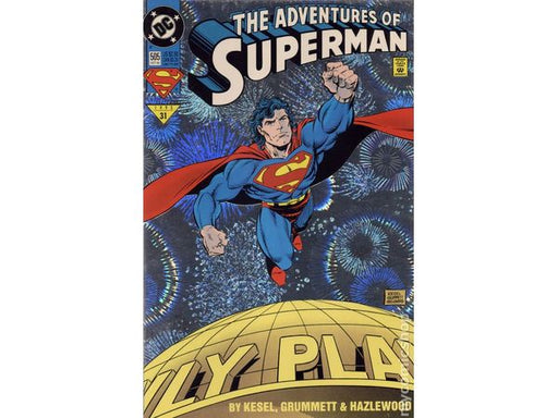 Comic Books DC Comics - Adventures of Superman (1987) 505 - Holofoil Cover (Cond. VF-) - 11704 - Cardboard Memories Inc.