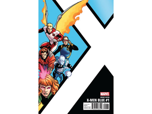 Comic Books Marvel Comics - X-Men Blue 01 - Cornerbox Cover - 3494 - Cardboard Memories Inc.