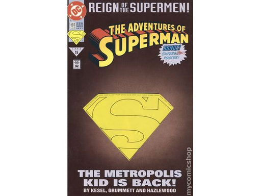 Comic Books DC Comics - Adventures of Superman (1987) 501 (Cond. VF-) - 11700 - Cardboard Memories Inc.