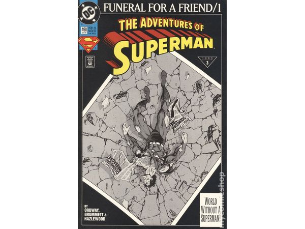 Comic Books DC Comics - Adventures of Superman (1987) 498 (Cond. VF-) - 11694 - Cardboard Memories Inc.