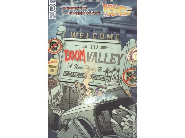 Comic Books IDW Comics - Transformers Back to the Future 003 of 4 - Phil Murphy Cover B (Cond. VF-) - 11957 - Cardboard Memories Inc.