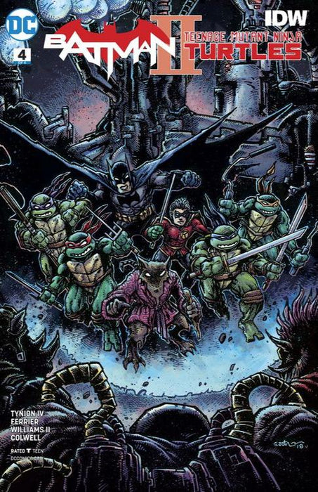 Comic Books DC Comics - Batman TMNT II (2017) 004 - Cover B Variant Edition (Cond. FN) - 1075 - Cardboard Memories Inc.