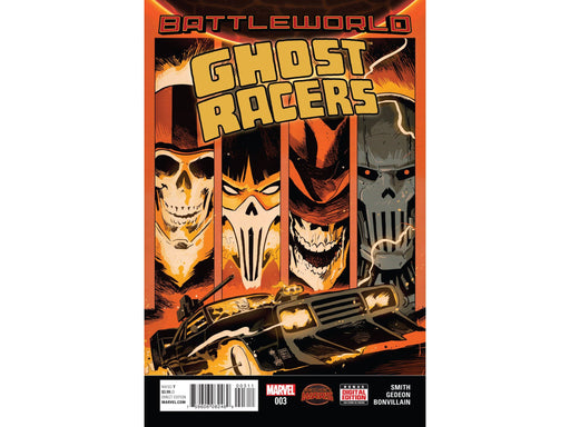 Comic Books Marvel Comics - Ghost Racers (2015) 003 (Cond. FN) - 0986 - Cardboard Memories Inc.