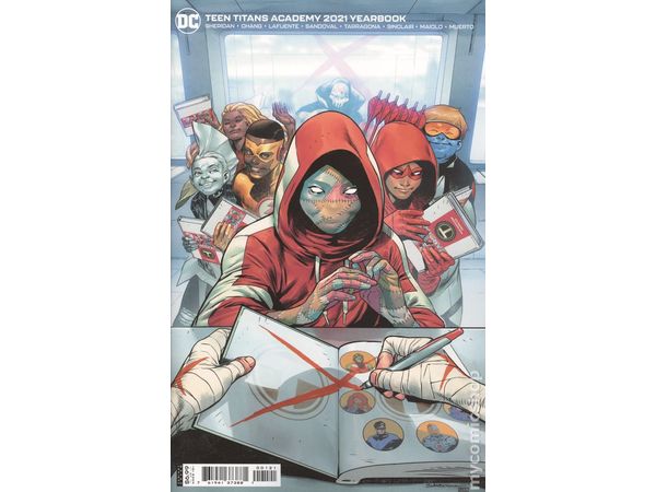 Comic Books DC Comics - Teen Titans Academy 2021 Yearbook 001 - Card Stock Sandavol Variant Edition (Cond. VF-) - 11580 - Cardboard Memories Inc.