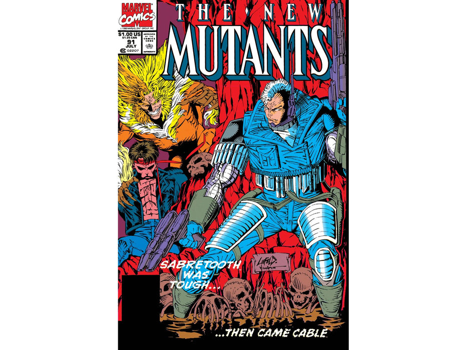 Comic Books Marvel Comics - New Mutants (1983 1st Series) 091 (Cond. G/VG) - 0975 - Cardboard Memories Inc.