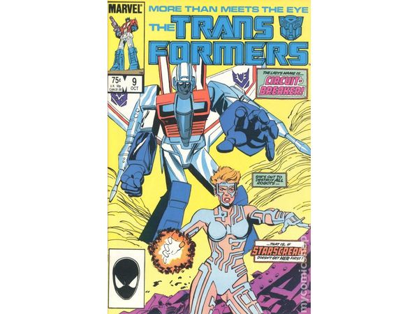 Marvel Comics - Transformers (1984) 009 (Cond. VF-) — Cardboard