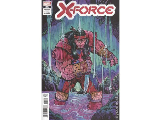 Comic Books Marvel Comics - X-Force 025 - Wolf Native American Heritage Month Variant Edition (Cond. VF-) - 10467 - Cardboard Memories Inc.