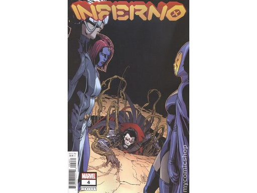 Comic Books Marvel Comics - Inferno 004 of 4 - Camuncoli Foreshadow Variant Edition (Cond. VF-) - 10320 - Cardboard Memories Inc.