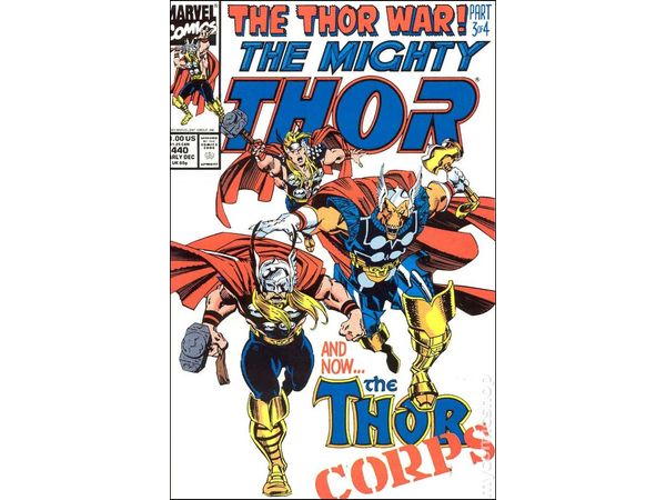 Comic Books Marvel Comics - Thor (1962-1996 1st Series) 439 (Cond. FN/VF) - 8394 - Cardboard Memories Inc.